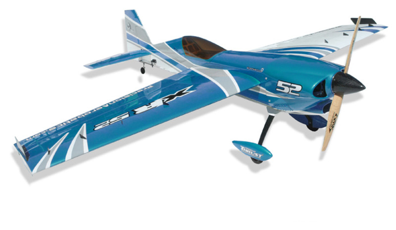 Літак р/в Precision Aerobatics XR-52 1321мм KIT синій фото №1