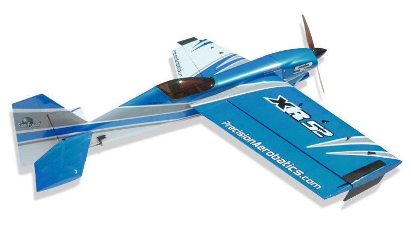 Літак р/в Precision Aerobatics XR-52 1321мм KIT синій фото №2
