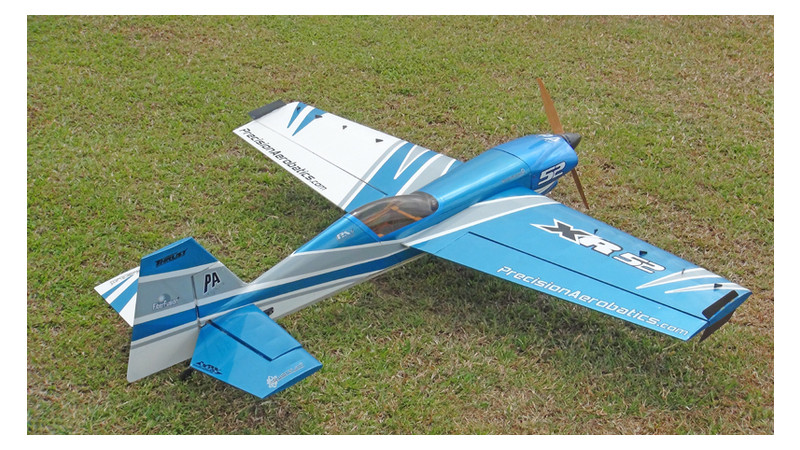 Літак р/в Precision Aerobatics XR-52 1321мм KIT синій фото №5