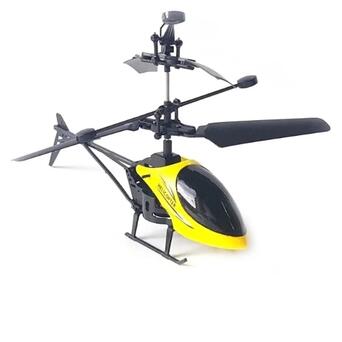 Радіокерований вертоліт індукційний із сенсорним керуванням та світловими ефектами жовто-чорний XPRO (YC99-32_312) фото №6