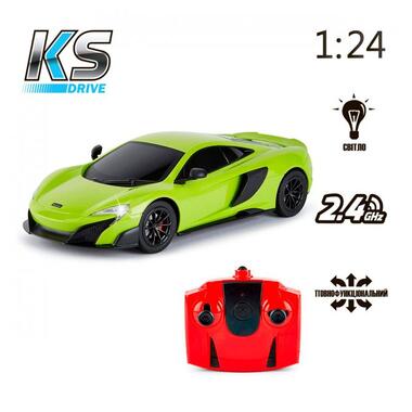 Автомобіль KS DRIVE на р/в - MCLAREN 675LT (1:24, 2.4Ghz, зелений) фото №6