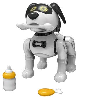 Інтерактивний пес Limo Toy K11 на д/в 22 см Білий фото №1