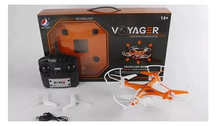 Квадрокоптер на радиоуправлении Voyager HX739 2.4Ghz оранжевый (ZE35012006) фото №3