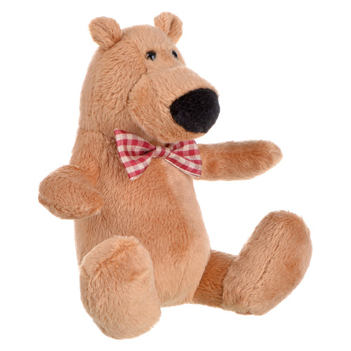 М'яка іграшка Same Toy Полярний ведмедик світло-коричневий 13см THT666 фото №2