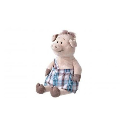 М'яка іграшка Same Toy Свинка у комбінезоні 45 см (THT706) фото №1