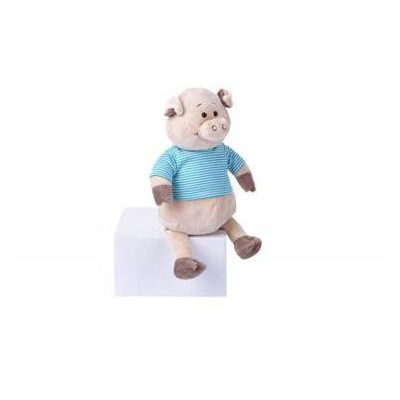 М'яка іграшка Same Toy Свинка в тільник (блакитний) 35 см (THT715) фото №2