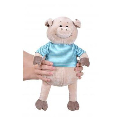 М'яка іграшка Same Toy Свинка в тільник (блакитний) 35 см (THT715) фото №3