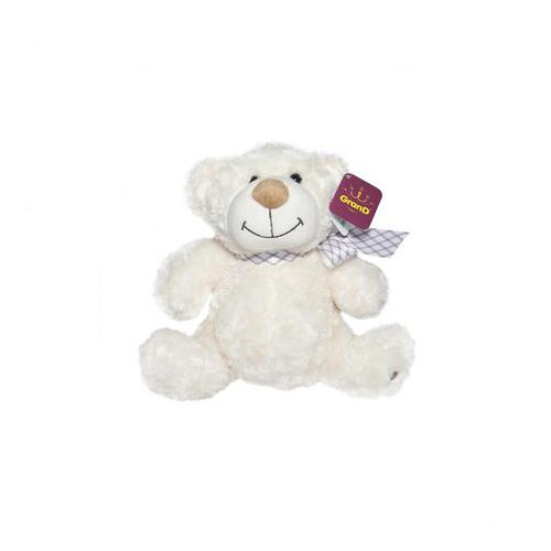 М'яка іграшка Grand Ведмідь із бантом 25 cm Білий (2503GMB) фото №4