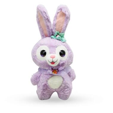 М'яка іграшка Зайчик 23 см, фіолетовий (M16113) фото №1