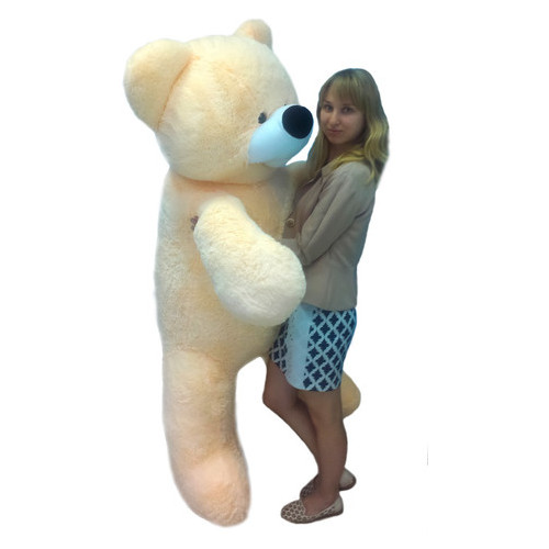 Большой Медведь Алина Бублик 180 см персиковый фото №1
