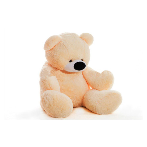 Плюшевый медведь Алина Бублик 110 см персиковый фото №4