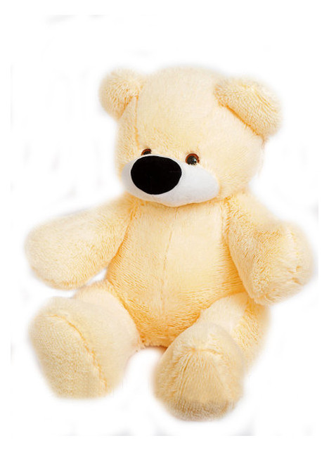 Плюшевый медведь Алина Бублик 110 см персиковый фото №1