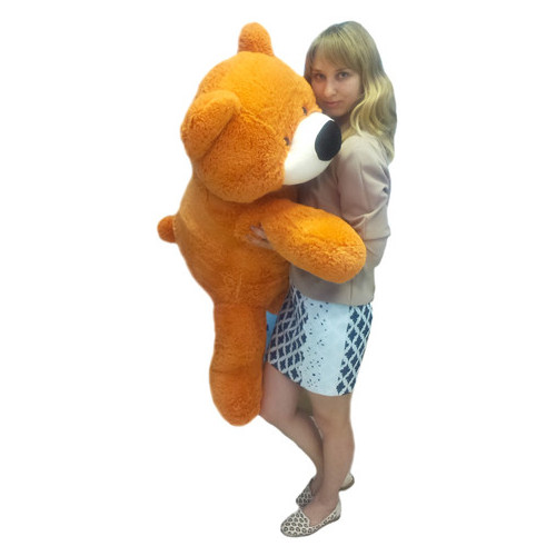 Плюшевый медведь Алина Бублик 110 см медовый фото №4