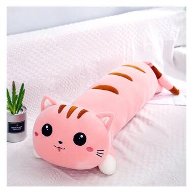 М'яка іграшка-подушка Кішка-обіймашка 90 см рожевий XPRO (43494-_288) фото №3