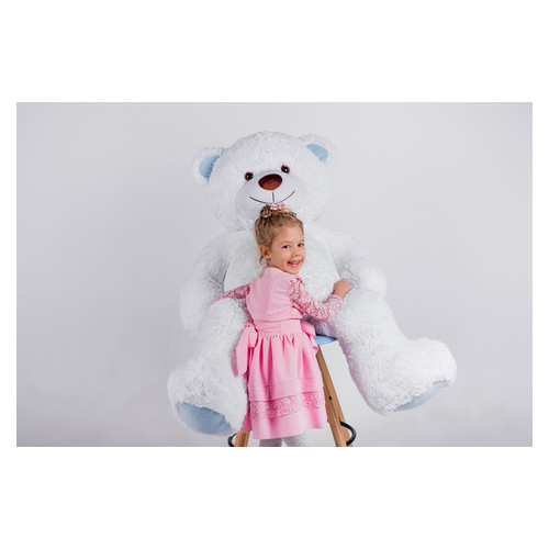 Велика м'яка іграшка ведмедик Yarokuz Біллі 150 см Білий фото №1