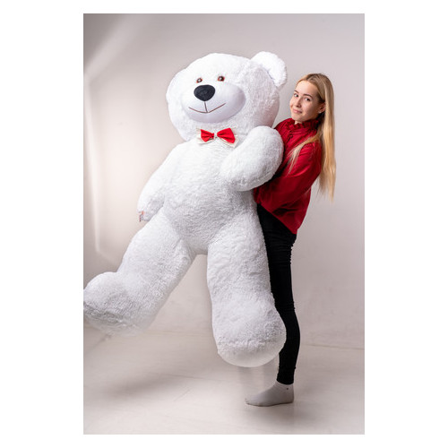 Великий плюшевий ведмедик Yarokuz Річард 200 см Білий фото №5