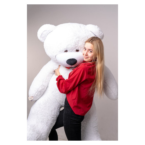 Великий плюшевий ведмедик Yarokuz Річард 200 см Білий фото №4