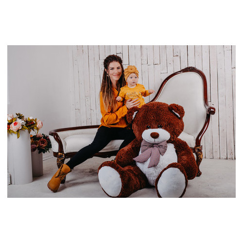 Большая мягкая игрушка мишка Yarokuz Билли 150 см Шоколадный фото №4