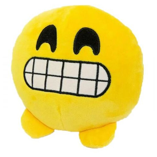 М'яка іграшка Смайлик Emoji Зубастик (WT622) фото №1