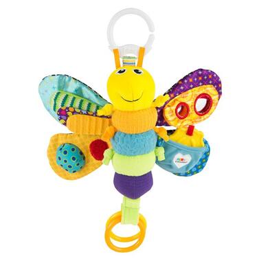 М'яка іграшка-підвіска Lamaze Метелик із прорізувачем і пищалкою (L27024) фото №1