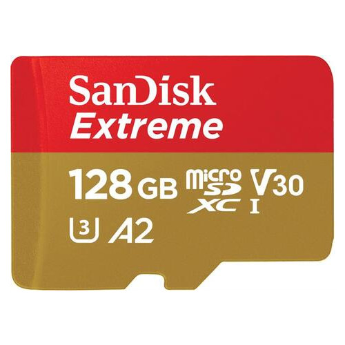 Карта пам'яті SanDisk 128GB microSDXC C10 SD адаптер (SDSQXA1-128G-GN6AA) фото №1