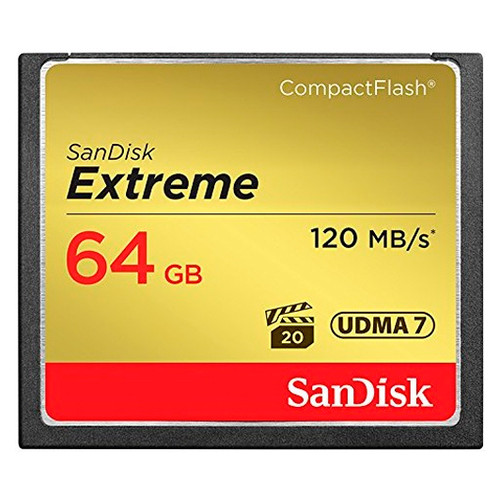 Карта пам'яті Sandisk 64 Gb Compact Flash Extreme (SDCFXSB-064G-G46) (WY36dnd-154841) фото №1