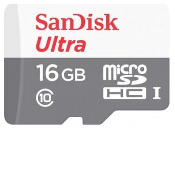 Карта пам'яті microSDHC (UHS-1) SanDisk Ultra 16Gb (SDSQUNS-016G-GN3MN) фото №1