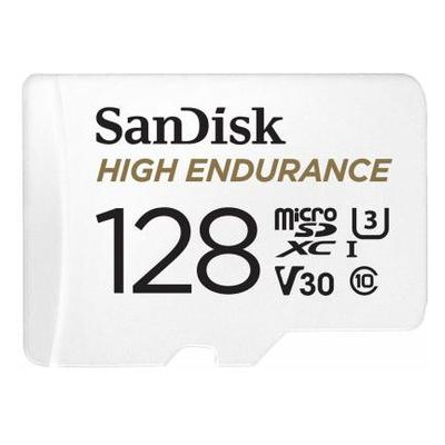 Карта пам'яті SANDISK 128GB microSDXC class 10 UHS-I U3 V30 High Endurance (SDSQQNR-128G-GN6IA) фото №2