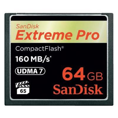Карта пам'яті SANDISK Compact Flash 64Gb Extreme PRO (SDCFXPS-064G-X46) фото №2