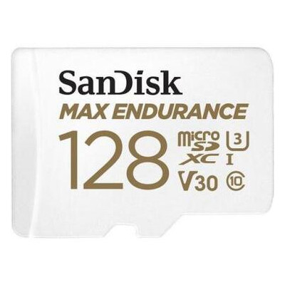 Карта пам'яті SANDISK 128GB microSDXC class 10 UHS-I U3 Max Endurance (SDSQQVR-128G-GN6IA) фото №1