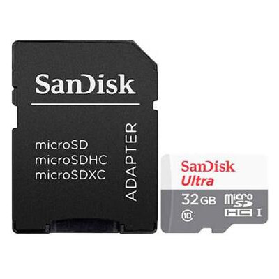 Карта пам'яті Sandisk 32GB microSD class 10 Ultra Light SD (SDSQUNR-032G-GN3MA) фото №1