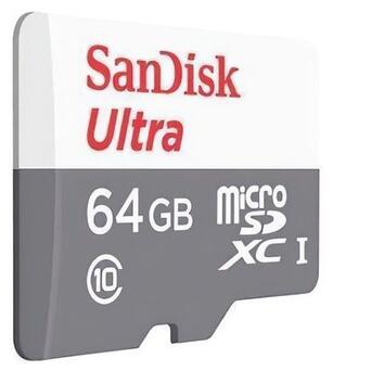 Карта пам'яті Sandisk 64GB microSD class 10 Ultra Light (SDSQUNR-064G-GN3MA) фото №2