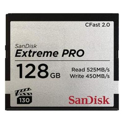 Карта пам'яті Sandisk 128GB Compact Flash eXtreme Pro (SDCFSP-128G-G46D) фото №1