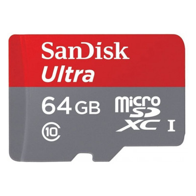 Карта пам'яті Sandisk 64GB microSDHC class 10 UHS-I A1 Ultra (SDSQUA4-064G-GN6MN) фото №1