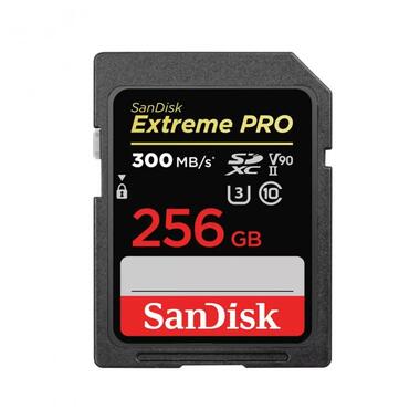 Карта пам'яті SanDisk SD 256GB C10 UHS-II U3 V90 R300/W260MB/s Extreme Pro (SDSDXDK-256G-GN4IN) фото №2