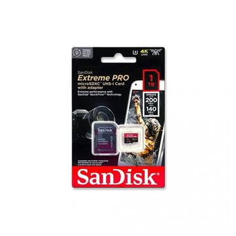 Карта пам'яті SanDisk 1TB microSDXC UHS-I U3 Extreme Pro + SD Adapter SDSQXCD-1T00-GN6MA фото №4