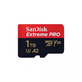 Карта пам'яті SanDisk 1TB microSDXC UHS-I U3 Extreme Pro + SD Adapter SDSQXCD-1T00-GN6MA фото №2