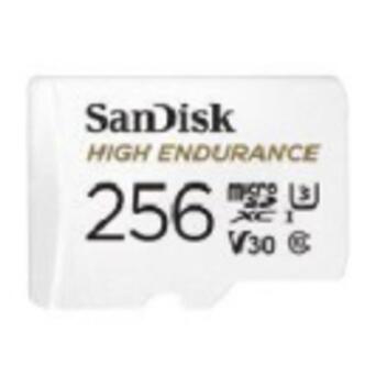 Карта пам'яті SanDisk 256GB microSD class 10 UHS-I U3 V30 High Endurance (SDSQQVR-256G-GN6IA) фото №1