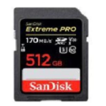 Карта пам'яті SanDisk 512GB SD class 10 UHS-I U3 V30 Extreme (SDSDXVV-512G-GNCIN) фото №1