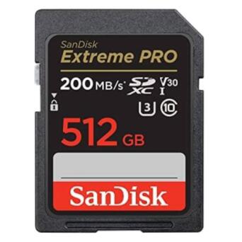 Карта памяти SanDisk 512GB SD class 10 UHS-I U3 V30 Extreme PRO (SDSDXXD-512G-GN4IN) фото №1