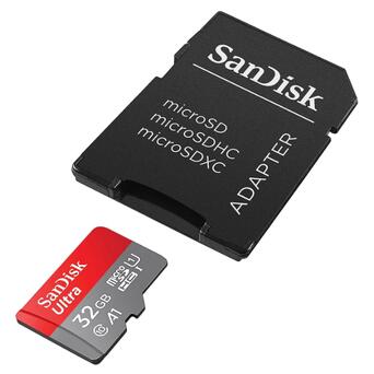Карта пам'яті SanDisk 32GB Ultra microSDHC UHS-I (SDSQUA4-032G-GN6MA) фото №2