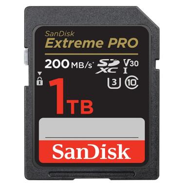 Карта пам'яті SanDisk 1TB SD class 10 UHS-I U3 V30 Extreme PRO (SDSDXXD-1T00-GN4IN) фото №1
