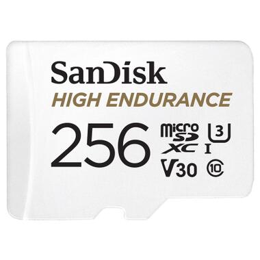 Карта пам'яті SanDisk 256GB microSD class 10 UHS-I U3 V30 High Endurance (SDSQQNR-256G-GN6IA) фото №1