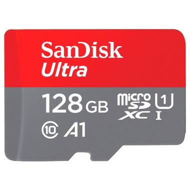Карта пам'яті SanDisk 128GB microSD class 10 UHS-I Ultra (SDSQUAB-128G-GN6MA) фото №3