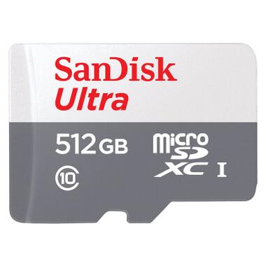 Карта пам'яті SanDisk 512GB microSDXC class 10 UHS-I Ultra (SDSQUNR-512G-GN3MN) фото №1