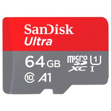 Карта пам'яті SanDisk 64GB microSD class 10 UHS-I Ultra (SDSQUAB-064G-GN6MA) фото №3