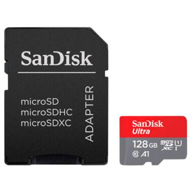 Карта пам'яті SanDisk microSDXC 128GB Class 10 UHS-I A1 140 Мб/с (SDSQUAB-128G-GN6IA) фото №3