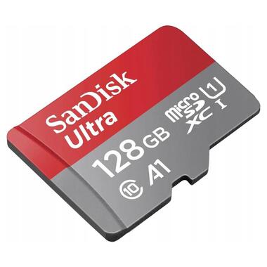 Карта пам'яті SanDisk microSDXC 128GB Class 10 UHS-I A1 140 Мб/с (SDSQUAB-128G-GN6IA) фото №2