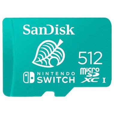 Карта памяти SanDisk 512 GB microSDXC for Nintendo Switch SDSQXAO-512G-GNCZN  фото №1