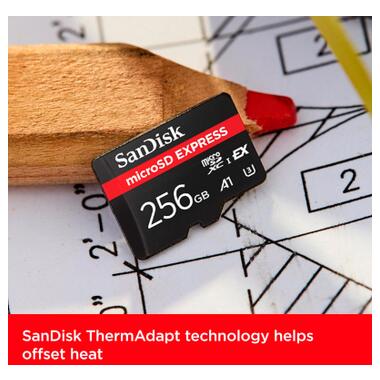 Карта памяти SanDisk 256GB microSDXC class 10 UHS-I U3 A1 Express (SDSQXFN-256G-GN4NN) фото №8